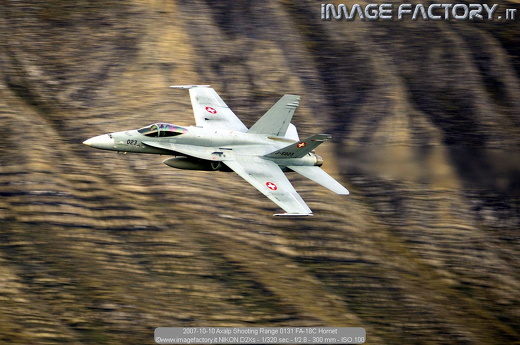 2007-10-10 Axalp Shooting Range 0131 FA-18C Hornet